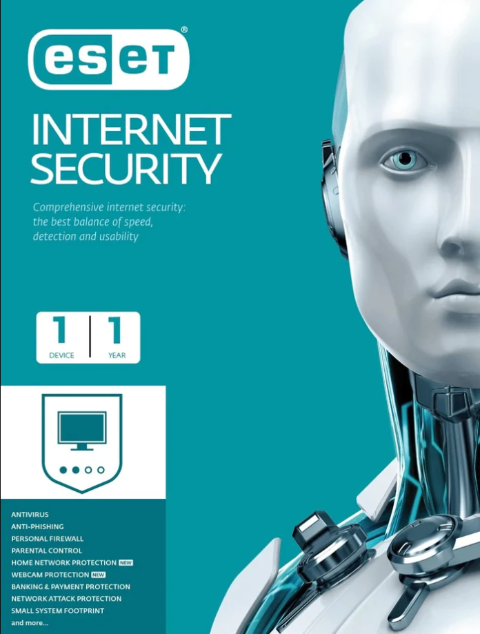 Eset Internet security 1 Year 1 device genuine Original key